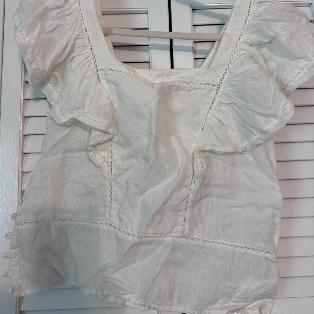 Faherty Linen Flutter Sleeve - image 2